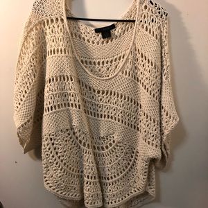 Macramé Tan Top Boho Chic Hippie Style